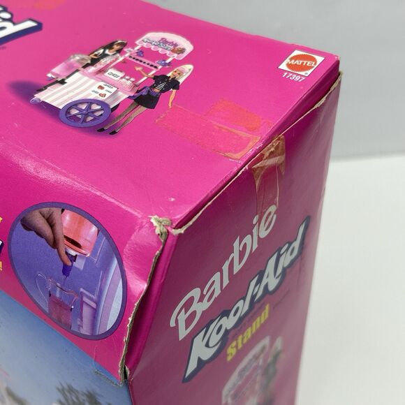 Barbie Kool Aid Soft Drink Stand Playset Mattel 1997 Item No 17397 NRFB NIB - Picture 3 of 12